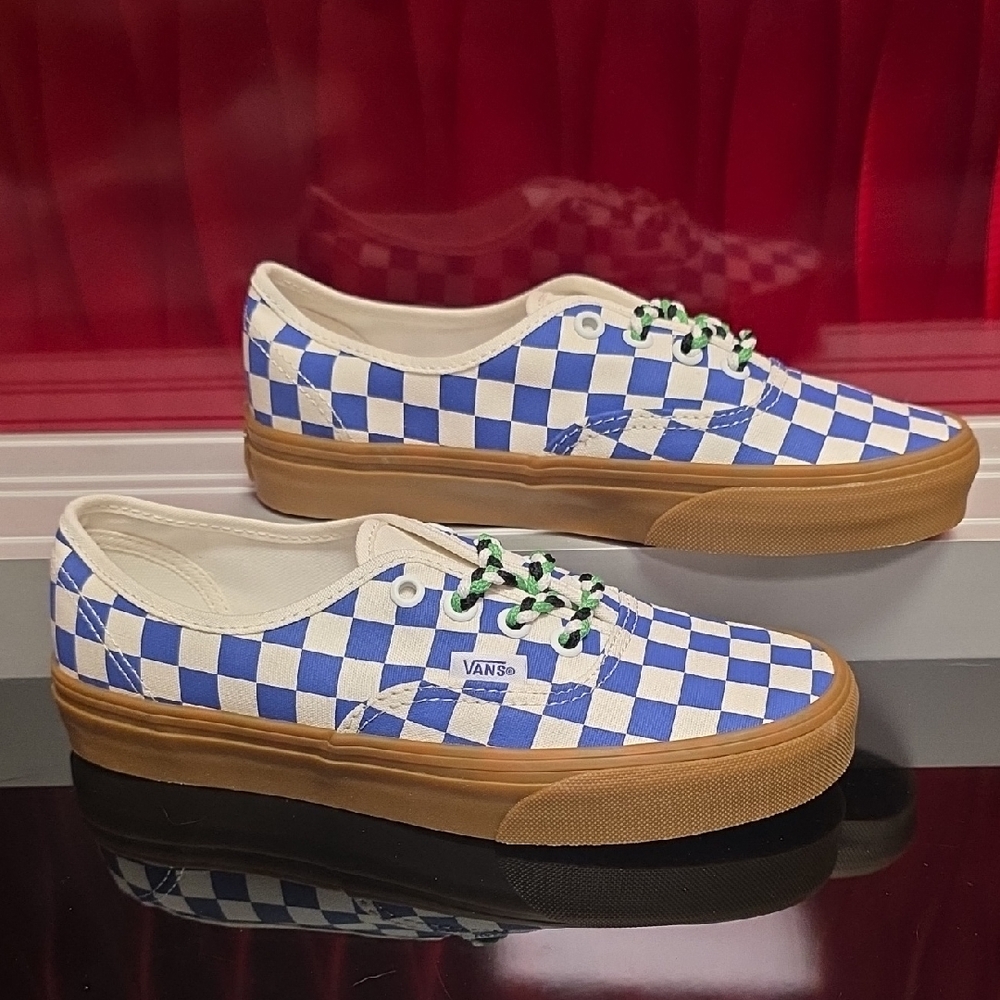 Vans Authentic – Checkerboard Blue/White – Men’s 5.0 / Women’s 6.5